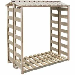 Topdeal Abri De Stockage à Bois De Chauffage 150x90x176 Cm Pin Imprégné VDFF27680_FR