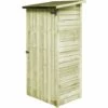 Topdeal Abri à Outils De Jardin Bois De Pin Imprégné 88 X 76 X 175 Cm VDFF29456_FR -Rangement de jardin Soldes 52102379 1