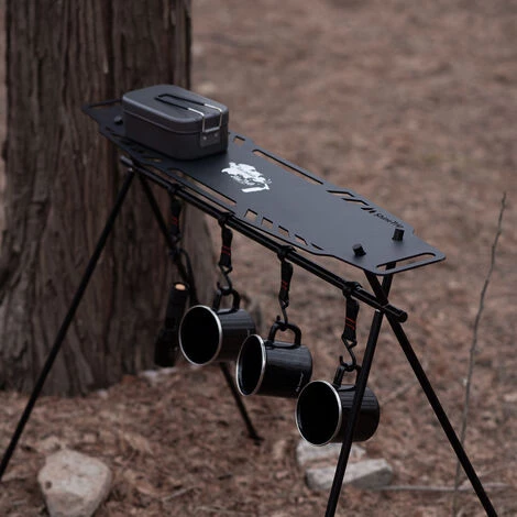 Shinetrip Camping Debout Support Plaque Superieure Plateau De Rangement En Acier Inoxydable Camping Ustensiles De Cuisine Cintre Accessoire Avec Sac De Transport 6 Shinetrip Camping Debout Support Plaque Superieure Plateau De Rangement En Acier Inoxydable Camping Ustensiles De Cuisine Cintre Accessoire Avec Sac De Transport – Image 4