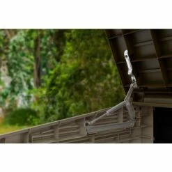 Chalet & Jardin Coffre De Jardin En Résine Multifonctions 880 L - Beige (avec Vérins) -Rangement de jardin Soldes 52879372 4