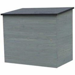 HABITAT & JARDIN Coffre De Jardin En Bois "Caja" - 137 X 91 X 121 Cm - Anthracite