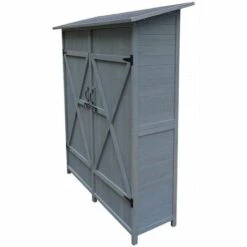 HABITAT & JARDIN Armoire De Jardin "Espacio" - 140 X 49 X 162 Cm - Anthracite 7 HABITAT & JARDIN Armoire De Jardin "Espacio" - 140 X 49 X 162 Cm - Anthracite -Rangement de jardin Soldes 53070912 2