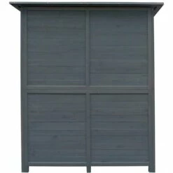 HABITAT & JARDIN Armoire De Jardin "Espacio" - 140 X 49 X 162 Cm - Anthracite 9 HABITAT & JARDIN Armoire De Jardin "Espacio" - 140 X 49 X 162 Cm - Anthracite -Rangement de jardin Soldes 53070912 4