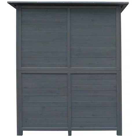 HABITAT & JARDIN Armoire De Jardin "Espacio" - 140 X 49 X 162 Cm - Anthracite 6 HABITAT & JARDIN Armoire De Jardin "Espacio" - 140 X 49 X 162 Cm - Anthracite – Image 4