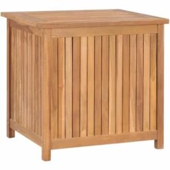LANGRAY Boîte De Rangement De Jardin 60x50x58 Cm Bois De Teck Solide Maison & Jardin