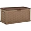 LANGRAY Boîte De Rangement De Jardin 335 L Moka-Chocolat PP Maison & Jardin 2 LANGRAY Boîte De Rangement De Jardin 335 L Moka-Chocolat PP Maison & Jardin -Rangement de jardin Soldes 53829785 1