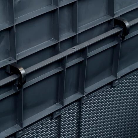 LANGRAY Boîte De Rangement De Jardin 320 L Anthracite Maison & Jardin 4 LANGRAY Boîte De Rangement De Jardin 320 L Anthracite Maison & Jardin – Image 2