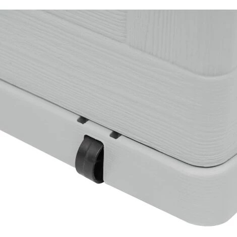 LANGRAY Boîte De Rangement De Jardin 420 L Gris Clair Maison & Jardin 4 LANGRAY Boîte De Rangement De Jardin 420 L Gris Clair Maison & Jardin – Image 2