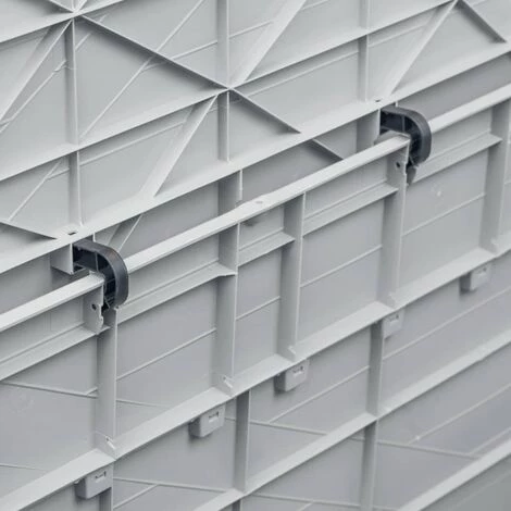 LANGRAY Boîte De Rangement De Jardin 420 L Gris Clair Maison & Jardin 6 LANGRAY Boîte De Rangement De Jardin 420 L Gris Clair Maison & Jardin – Image 4