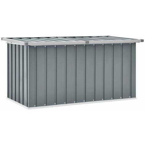 LANGRAY Boîte De Rangement De Jardin Gris 129x67x65 Cm Maison & Jardin 3 LANGRAY Boîte De Rangement De Jardin Gris 129x67x65 Cm Maison & Jardin