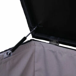 SVITA Coffre De Rangement En Poly Rotin Coffre D'extension De Jardin LUGANO CALIFORNIA Noir -Rangement de jardin Soldes 53852982 5