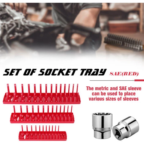 SUPERSELLER Plateau à Douilles Multifonctionnel Garage Stockage Outil Support étagères Maison Plastiques Organisateur Accessoires étagère Support Maison Réparation - 1 5 SUPERSELLER Plateau à Douilles Multifonctionnel Garage Stockage Outil Support étagères Maison Plastiques Organisateur Accessoires étagère Support Maison Réparation - 1 – Image 3