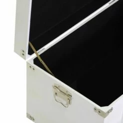 WEBMARKETPOINT Coffre En Bois 1-3 Blanc Rectangulaire 7 WEBMARKETPOINT Coffre En Bois 1-3 Blanc Rectangulaire -Rangement de jardin Soldes 54075749 3