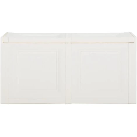 VidaXL Boîte à Coussins Blanc 86x40x42 Cm 85 L - Blanc 4 VidaXL Boîte à Coussins Blanc 86x40x42 Cm 85 L - Blanc – Image 2