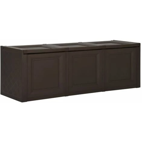 VidaXL Boîte à Coussins Marron 125x40x42 Cm 130 L - Brun 3 VidaXL Boîte à Coussins Marron 125x40x42 Cm 130 L - Brun