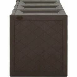VidaXL Boîte à Coussins Marron 125x40x42 Cm 130 L - Brun 9 VidaXL Boîte à Coussins Marron 125x40x42 Cm 130 L - Brun -Rangement de jardin Soldes 54142245 3