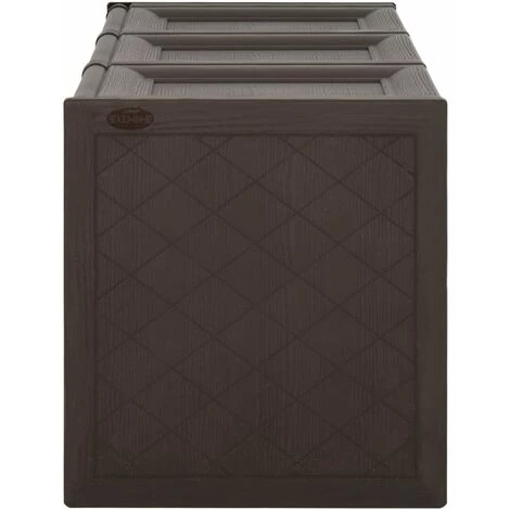 VidaXL Boîte à Coussins Marron 125x40x42 Cm 130 L - Brun 5 VidaXL Boîte à Coussins Marron 125x40x42 Cm 130 L - Brun – Image 3