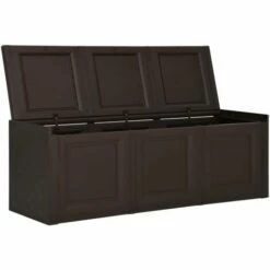 VidaXL Boîte à Coussins Marron 125x40x42 Cm 130 L - Brun 11 VidaXL Boîte à Coussins Marron 125x40x42 Cm 130 L - Brun -Rangement de jardin Soldes 54142245 5