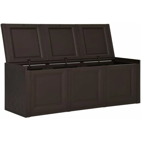 VidaXL Boîte à Coussins Marron 125x40x42 Cm 130 L - Brun 7 VidaXL Boîte à Coussins Marron 125x40x42 Cm 130 L - Brun – Image 5