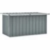 Hommoo Boite De Rangement De Jardin Gris 129x67x65 Cm 2 Hommoo Boite De Rangement De Jardin Gris 129x67x65 Cm -Rangement de jardin Soldes 54149282 1