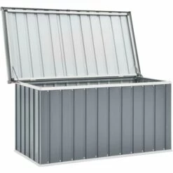 Hommoo Boite De Rangement De Jardin Gris 129x67x65 Cm -Rangement de jardin Soldes 54149282 3