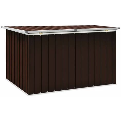 Hommoo Boite De Rangement De Jardin Marron 149x99x93 Cm 6 Hommoo Boite De Rangement De Jardin Marron 149x99x93 Cm – Image 4