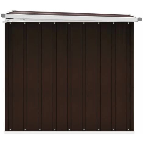 Hommoo Boite De Rangement De Jardin Marron 149x99x93 Cm 7 Hommoo Boite De Rangement De Jardin Marron 149x99x93 Cm – Image 5