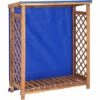 Hommoo Remise A Bois De Chauffage 105x38x115 Cm Bois D'acacia Solide -Rangement de jardin Soldes 54149291 1