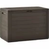 Hommoo Boite De Rangement De Jardin Marron 78x44x55 Cm -Rangement de jardin Soldes 54152774 1
