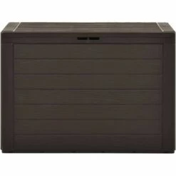 Hommoo Boite De Rangement De Jardin Marron 78x44x55 Cm -Rangement de jardin Soldes 54152774 3