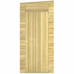 VidaXL Abri De Stockage De Jardin 100x200x220 Cm Bois De Pin Imprégné - Brun -Rangement de jardin Soldes 54256129 3