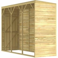 VidaXL Abri De Stockage De Jardin 100x300x220 Cm Bois De Pin Imprégné - Brun 11 VidaXL Abri De Stockage De Jardin 100x300x220 Cm Bois De Pin Imprégné - Brun -Rangement de jardin Soldes 54256130 5
