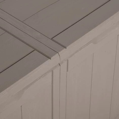 TRUE DEAL Boîte De Rangement De Jardin 180 L Marron PP 7 TRUE DEAL Boîte De Rangement De Jardin 180 L Marron PP – Image 5