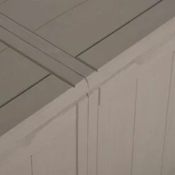 TRUE DEAL Boîte De Rangement De Jardin 270 L Marron PP 11 TRUE DEAL Boîte De Rangement De Jardin 270 L Marron PP -Rangement de jardin Soldes 54485637 5