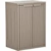 TRUE DEAL Armoire De Rangement De Jardin Marron 65x45x88 Cm PP 2 TRUE DEAL Armoire De Rangement De Jardin Marron 65x45x88 Cm PP -Rangement de jardin Soldes 54485639 1