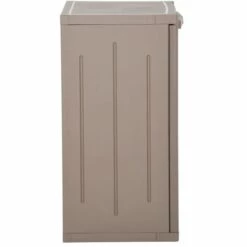 TRUE DEAL Armoire De Rangement De Jardin Marron 65x45x88 Cm PP -Rangement de jardin Soldes 54485639 3