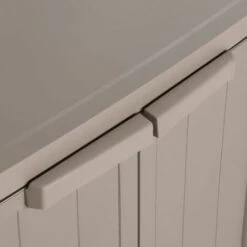 TRUE DEAL Armoire De Rangement De Jardin Marron 65x45x88 Cm PP -Rangement de jardin Soldes 54485639 5