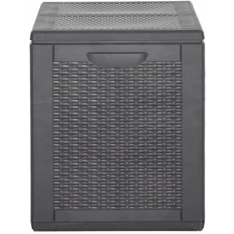 TRUE DEAL Boîte De Rangement De Jardin 180 L Noir PP 6 TRUE DEAL Boîte De Rangement De Jardin 180 L Noir PP – Image 4