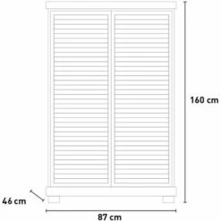 ALCE Armoire De Jardin Avec Conteneur Outils Extérieur En Bois Utile 4 7 ALCE Armoire De Jardin Avec Conteneur Outils Extérieur En Bois Utile 4 -Rangement de jardin Soldes 54641609 3