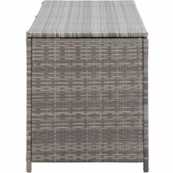 Topdeal Boîte De Rangement De Jardin Gris 120x50x60 Cm Résine Tressée FF46460_FR 11 Topdeal Boîte De Rangement De Jardin Gris 120x50x60 Cm Résine Tressée FF46460_FR -Rangement de jardin Soldes 54642985 5