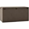 Topdeal Boîte De Rangement De Jardin Marron 114x47x60 Cm FF49447_FR -Rangement de jardin Soldes 54643253 1
