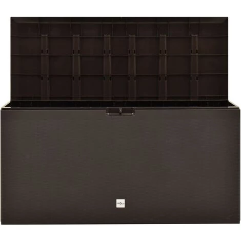 Topdeal Boîte De Rangement De Jardin Marron 114x47x60 Cm FF49447_FR 6 Topdeal Boîte De Rangement De Jardin Marron 114x47x60 Cm FF49447_FR – Image 4