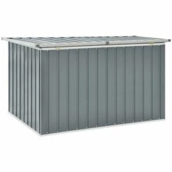 Topdeal Boîte De Rangement De Jardin Gris 149x99x93 Cm FF46266_FR -Rangement de jardin Soldes 54643552 4
