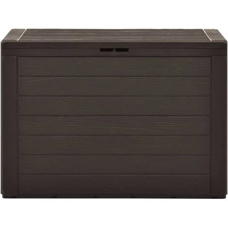 Topdeal Boîte De Rangement De Jardin Marron 78x44x55 Cm FF49442_FR 5 Topdeal Boîte De Rangement De Jardin Marron 78x44x55 Cm FF49442_FR – Image 3