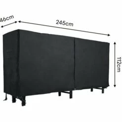 OXEO Bâche De Protection Pour Abri à Bûches 8 OXEO Bâche De Protection Pour Abri à Bûches -Rangement de jardin Soldes 54896521 2