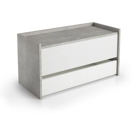 TERRANEO Coffre Conteneur Rangement Avec Tiroir Coulissant Moderne Gain De Place 5 TERRANEO Coffre Conteneur Rangement Avec Tiroir Coulissant Moderne Gain De Place – Image 3