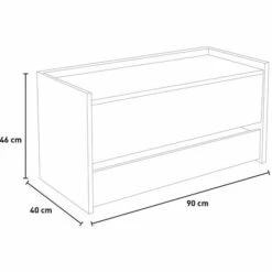 TERRANEO Coffre Conteneur Rangement Avec Tiroir Coulissant Moderne Gain De Place 11 TERRANEO Coffre Conteneur Rangement Avec Tiroir Coulissant Moderne Gain De Place -Rangement de jardin Soldes 54910852 5