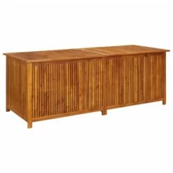 YOUTHUP Boîte De Rangement De Jardin 200x80x75 Cm Bois D'acacia Solide - Brun