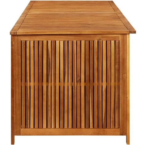 YOUTHUP Boîte De Rangement De Jardin 200x80x75 Cm Bois D'acacia Solide - Brun 5 YOUTHUP Boîte De Rangement De Jardin 200x80x75 Cm Bois D'acacia Solide - Brun – Image 3