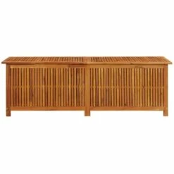YOUTHUP Boîte De Rangement De Jardin 175x50x58 Cm Bois D'acacia Solide - Brun -Rangement de jardin Soldes 55267665 2